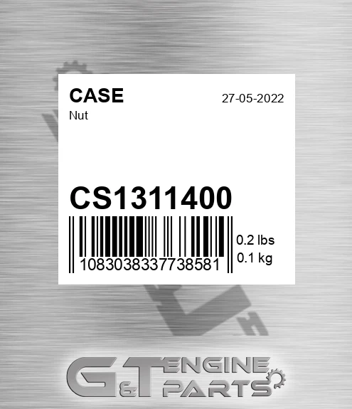 CS1311400 CASE Nut