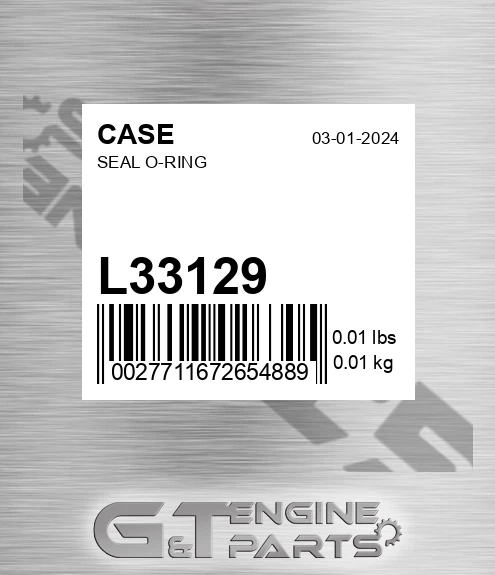 L33129 Seal O-ring