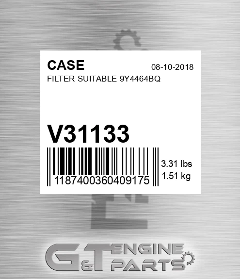 V31133 Filter Suitable 9y4464bq