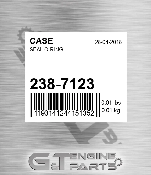 238-7123 Seal O-ring