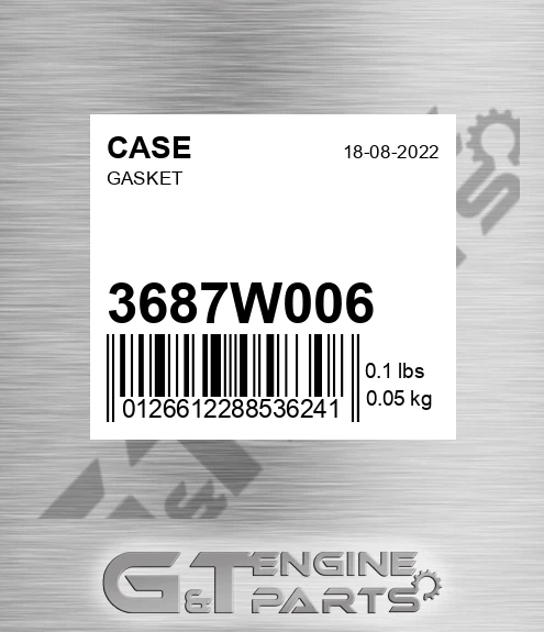 3687W006 CASE Gasket