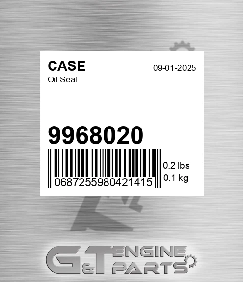 9968020 Oil Seal