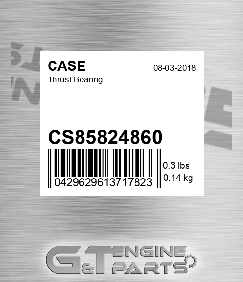 CS85824860 Thrust Bearing