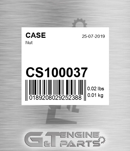 CS100037 Nut