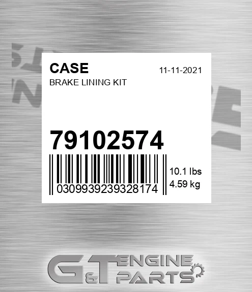 79102574 Brake Lining Kit