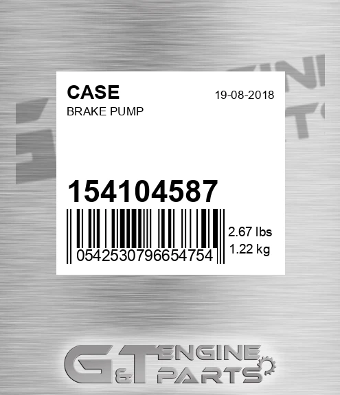154104587 Brake Pump