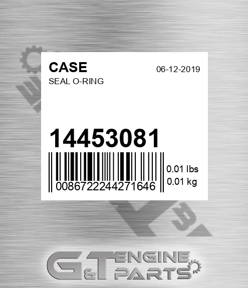14453081 CASE Seal O-ring