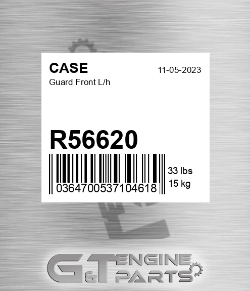 R56620 CASE Guard Front L/h