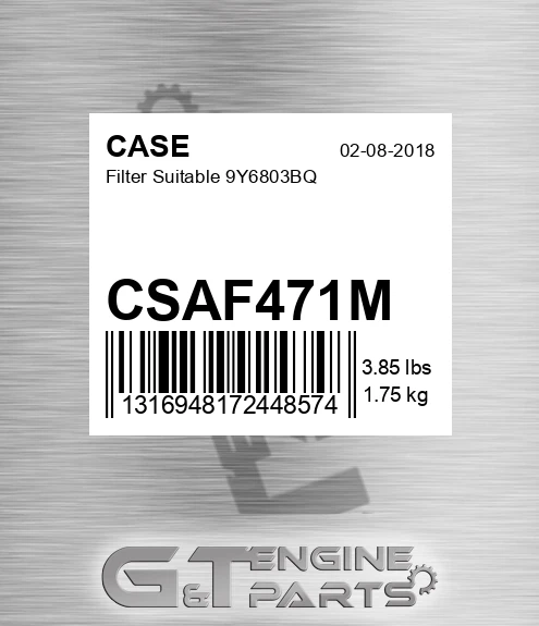 CSAF471M Filter Suitable 9y6803bq