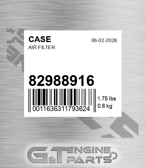 82988916 Air Filter
