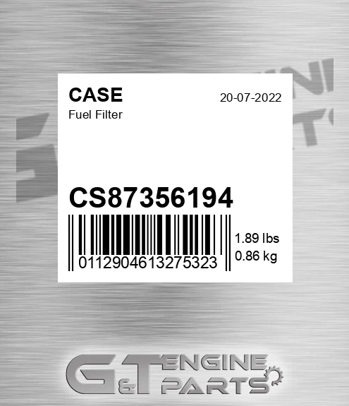 CS87356194 CASE Fuel Filter