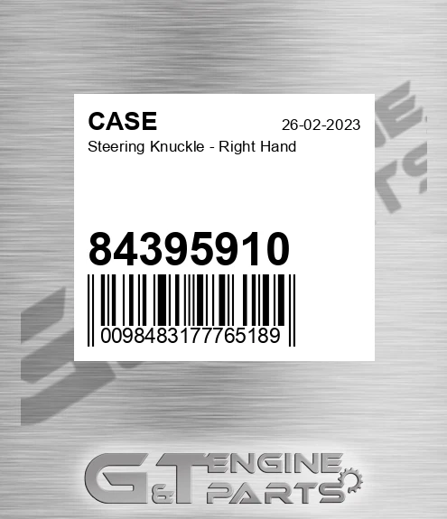 84395910 Steering Knuckle - Right Hand
