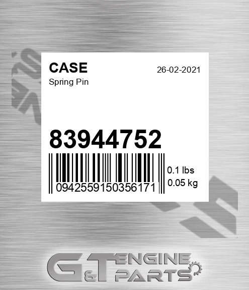 83944752 Spring Pin