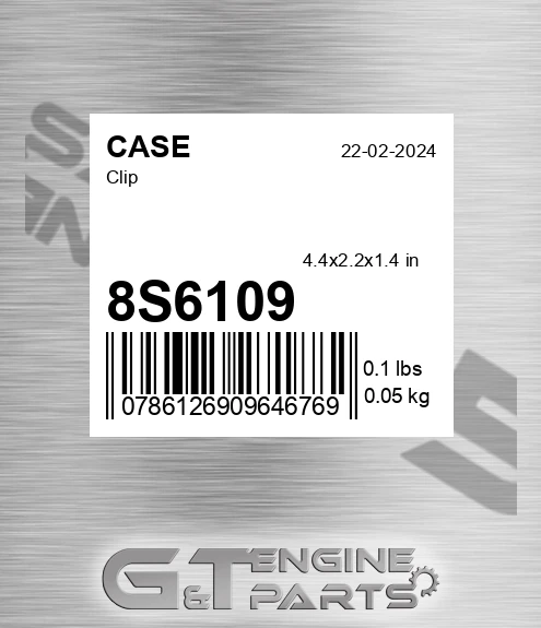 8S6109 CASE Clip
