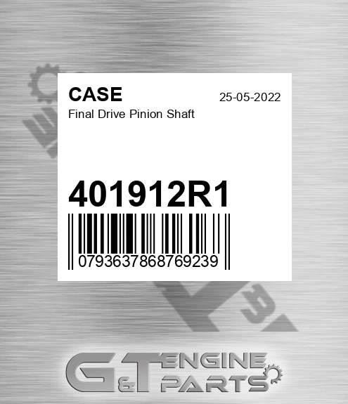 401912R1 Final Drive Pinion Shaft