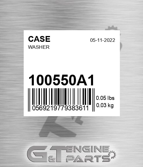 100550A1 Washer
