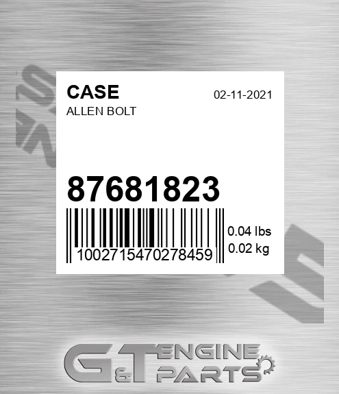 87681823 Allen Bolt