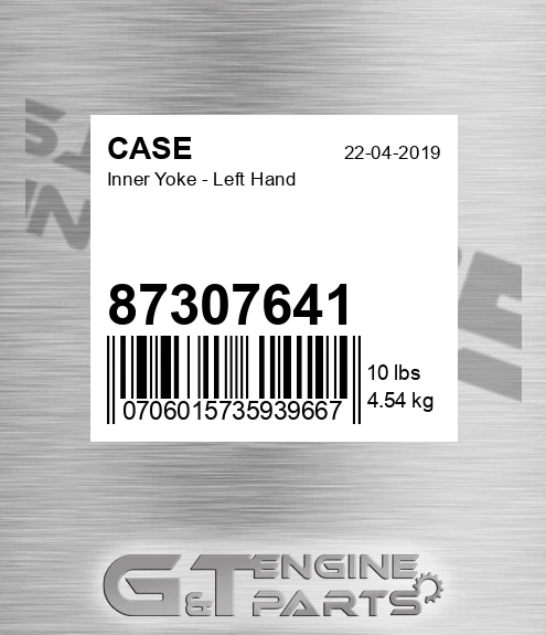 87307641 Inner Yoke - Left Hand