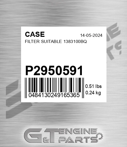 P2950591 Filter Suitable 1383100bq