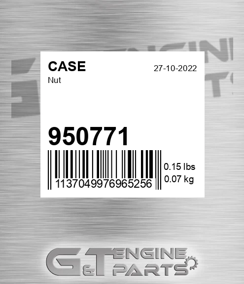 950771 CASE Nut