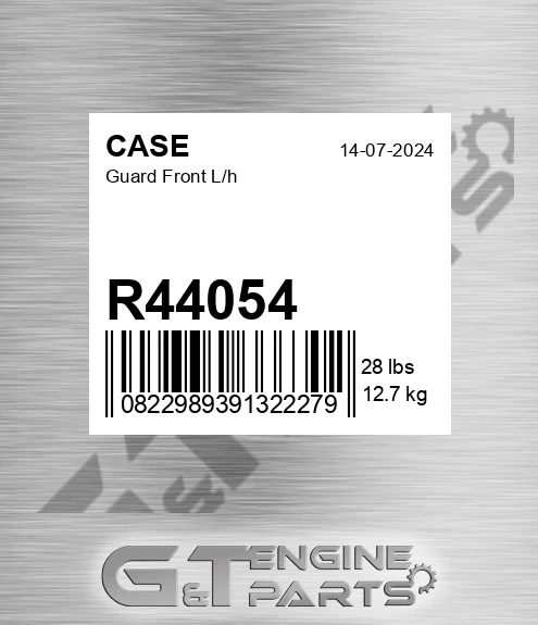 R44054 CASE Guard Front L/h