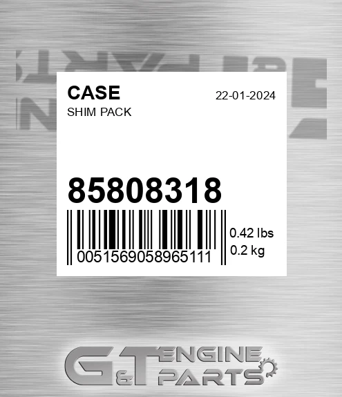 85808318 Shim Pack