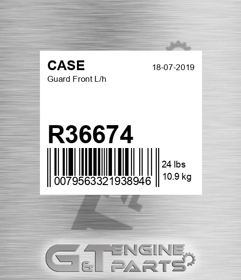 R36674 CASE Guard Front L/h