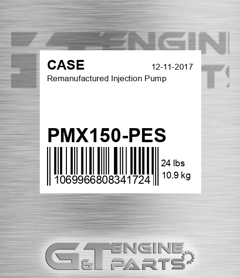 PMX150-PES Remanufactured Injection Pump