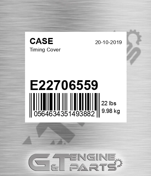 E22706559 Timing Cover