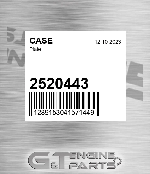 2520443 Plate