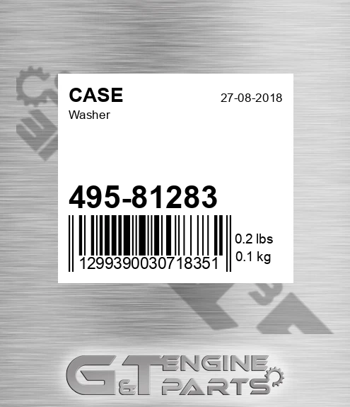 495-81283 Washer