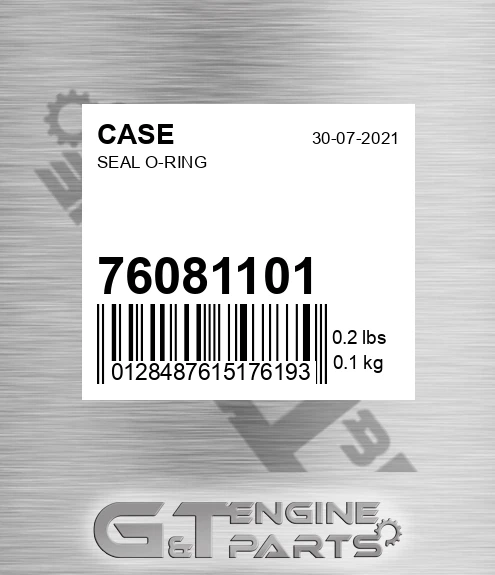 76081101 Seal O-ring