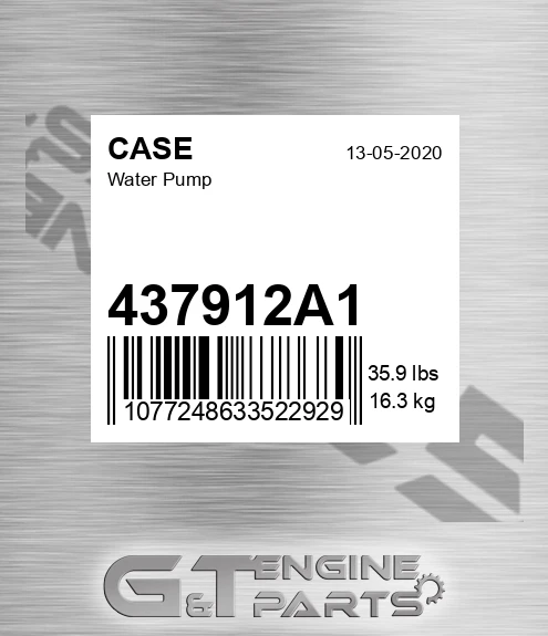 437912A1 CASE Water Pump