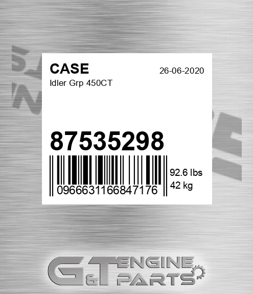 87535298 Idler Grp 450ct