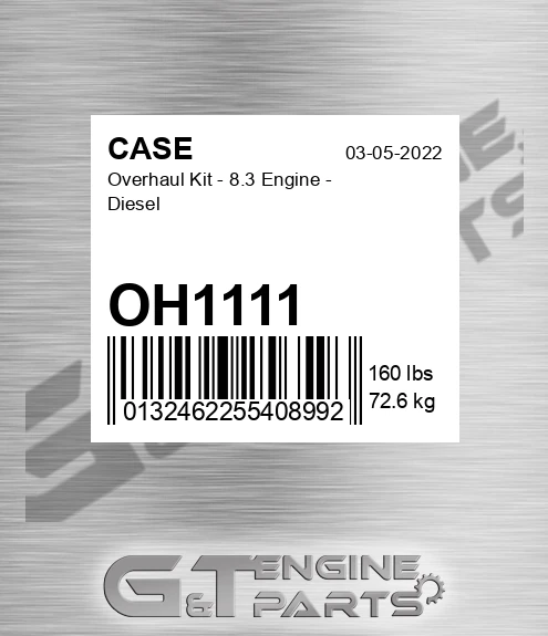 OH1111 Overhaul Kit - 8.3 Engine - Diesel