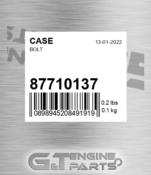87710137 Bolt