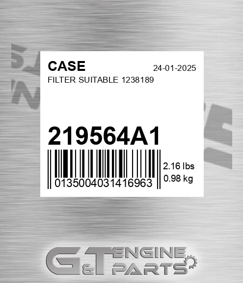 219564A1 Filter Suitable 1238189