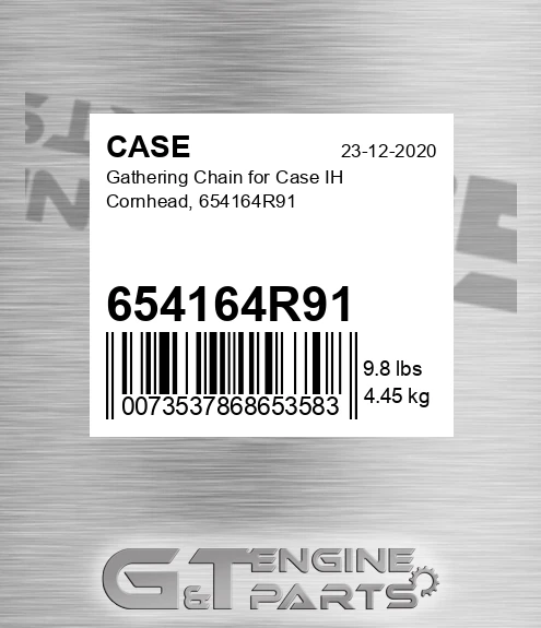 654164R91 CASE Gathering Chain For Case Ih Cornhead,