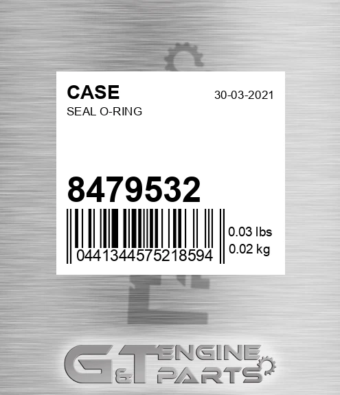 8479532 CASE Seal O-ring