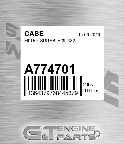 A774701 Filter Suitable 3i2132