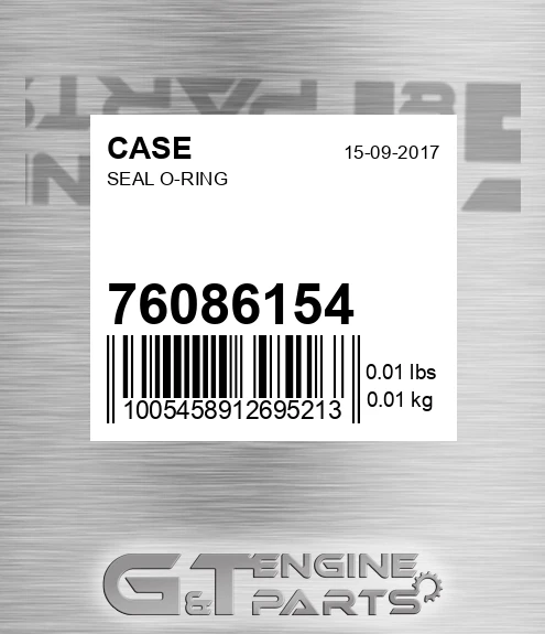 76086154 CASE Seal O-ring