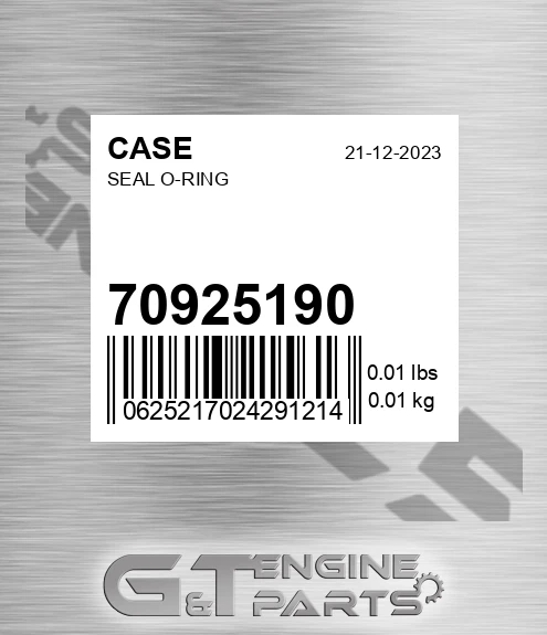 70925190 Seal O-ring