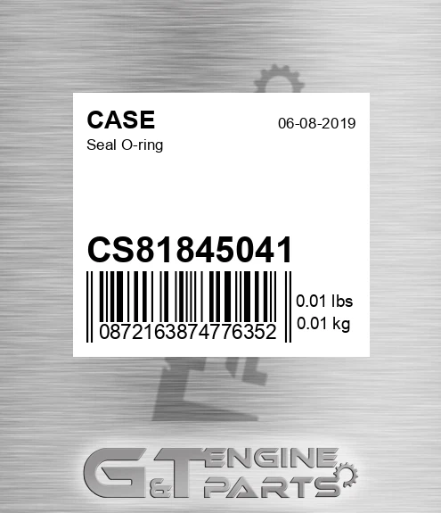 CS81845041 Seal O-ring