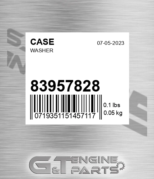 83957828 CASE Washer
