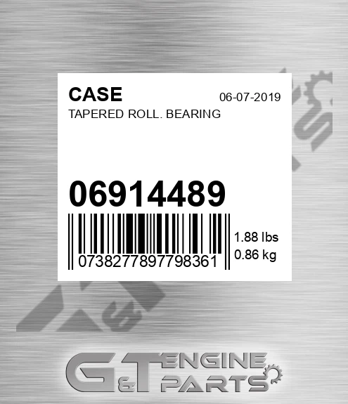 06914489 Tapered Roll. Bearing