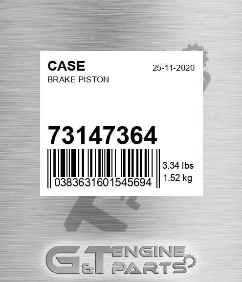 73147364 CASE Brake Piston
