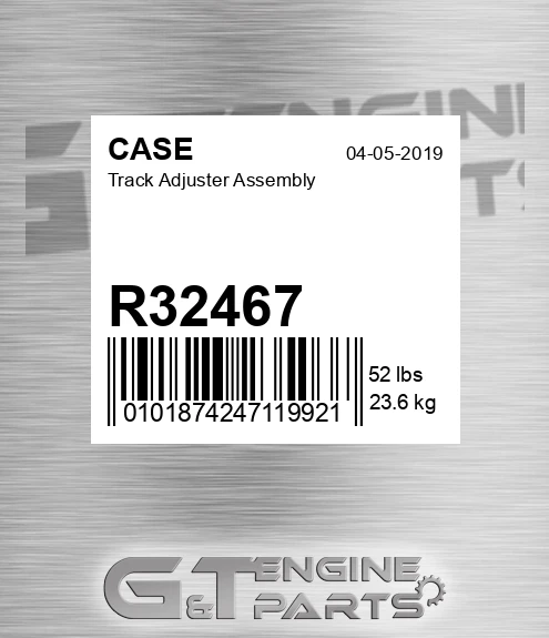 R32467 CASE Track Adjuster Assembly
