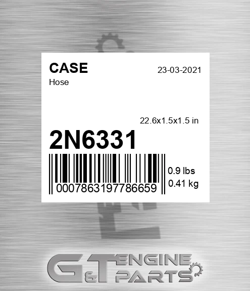 2N6331 CASE Hose