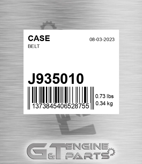 J935010 Belt for CASE