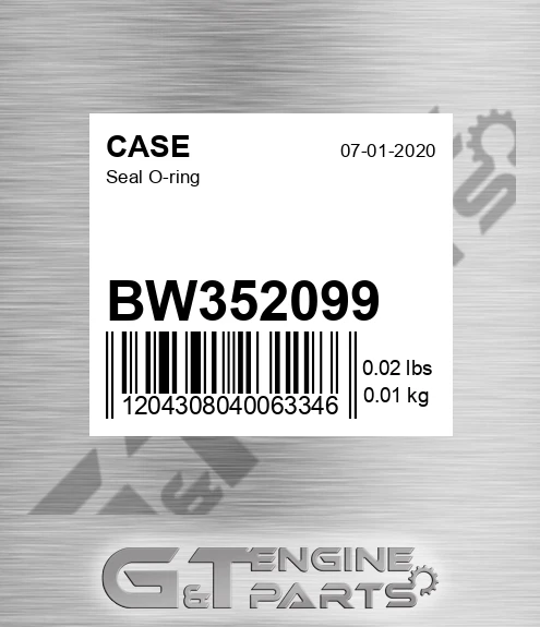 BW352099 Seal O-ring